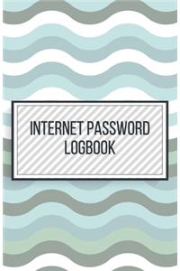 Internet Password Logbook-Small Size Alphabetical Password Notebook Organizer-5.5