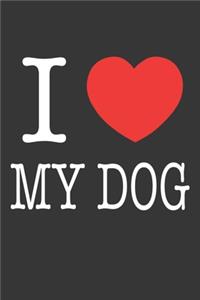 I Heart My Dog Notebook