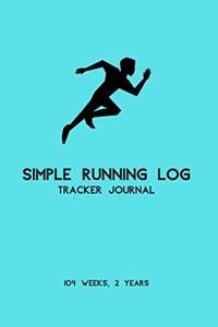 Simple Running Log Tracker Journal