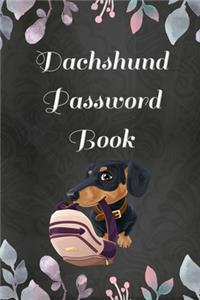 Dachshund Password Book with Tabs