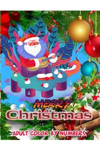 Merry Christmas Adult Color By Numbers