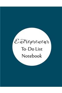 Entrepreneur To Do List Notebook