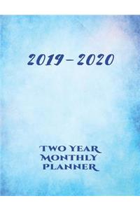 2019-2020 Two Year Monthly Planner. 24 Month Appointments Calendar