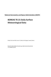 Boreas Te-21 Daily Surface Meteorological Data