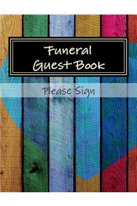 Funeral Guest Book
