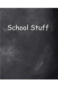 School Composition Book Chalkboard Design School Stuff 200 Pages
