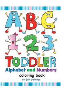 Toddler Alphabet and Numbers coloring book