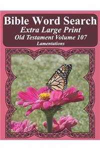 Bible Word Search Extra Large Print Old Testament Volume 107