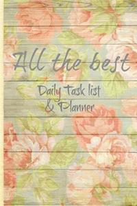All the Best Daily Task List & Planner
