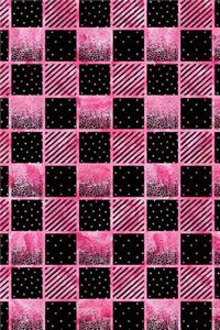 Journal Notebook Squares and Dots Pattern 7