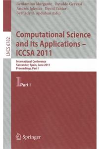 Computational Science and Its Applications - ICCSA 2011