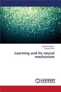 Learning and Its neural mechanism