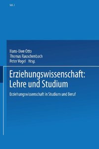 Erziehungswissenschaft: Lehre Und Studium