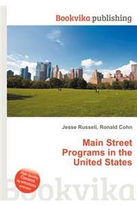 Main Street Programs in the United States