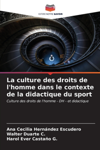 culture des droits de l'homme dans le contexte de la didactique du sport