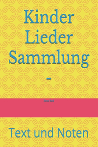Kinder Lieder Sammlung -