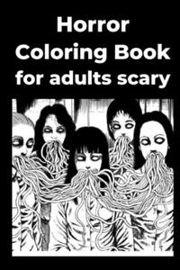 Horror Coloring Book for adults scary