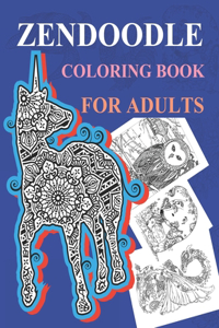 Zendoodle Coloring Book For Adults: Zendoodle Ocean Designs