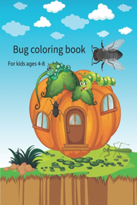 Bug coloring book for kids ages 4-8