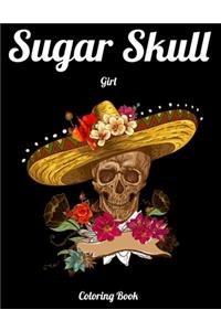 Sugar Skull Girl Coloring Book