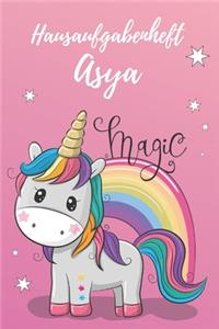 Hausaufgabenheft Asya