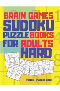 Brain Games Sudoku Puzzle Books For Adults Hard