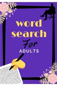 Word Search for Adults