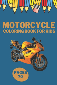 Motorcycle Coloring Book for Kids