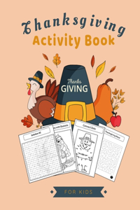 Thanksgiving Activity Book For Kids
