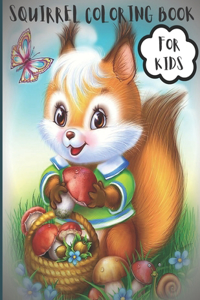 squirrel coloring book for kids