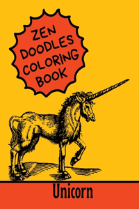 Zen Doodles Coloring Book Unicorn