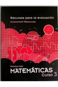 Middle Grades Math 2010 Spanish Assessment Resources Blackline Masters Course 3
