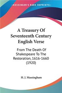 A Treasury Of Seventeenth Century English Verse