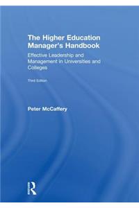Higher Education Manager's Handbook