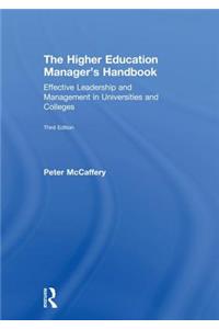 The Higher Education Manager's Handbook