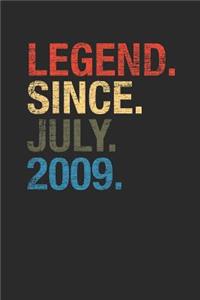 Legend Since July 2009