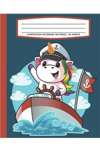 Composition Notebook 100 Pages / 50 Sheets