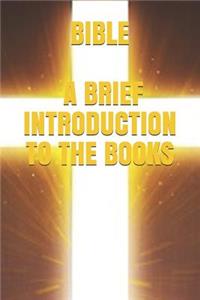 Bible a Brief Introduction to the Books