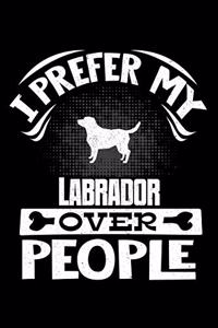 I Prefer My Labrador Over People: Black Labrador 2020 Calender