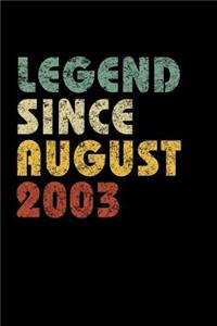 Legend Since August 2003