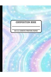 Composition Book Cursive Writing Paper