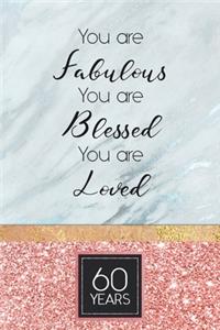 60th Birthday Journal