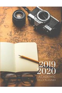 2019-2020 Academic Planner With Hours Adventure Themed Daily Organizer