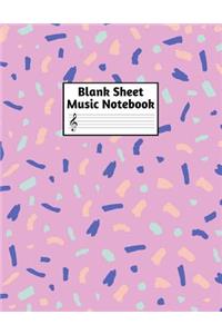 Blank Sheet Music Notebook