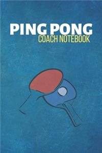 Ping Pong Coach Notebook