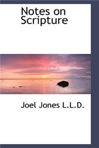 Notes on Scripture