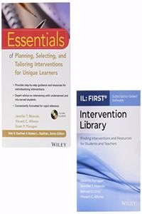 Essentials of Planning, Selecting, and Tailoring I nterventions with Intervention Library (FIRST) v1. 0 Access Card Set