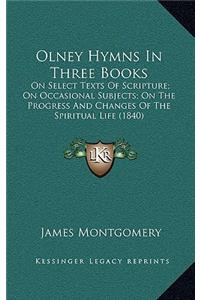 Olney Hymns in Three Books