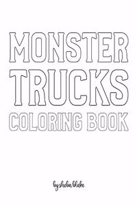 Monster Trucks Coloring Book for Children - Create Your Own Doodle Cover (8x10 Softcover Personalized Coloring Book / Activity Book)