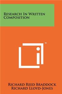 Research In Written Composition